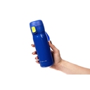 Термобутылка One Touch, синяя для нанесения логотипа