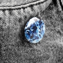 Значок закатной Pinback Print, S для нанесения логотипа