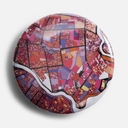 Значок закатной Pinback Print, S для нанесения логотипа