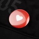 Значок закатной Pinback Print, М для нанесения логотипа