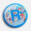 Значок закатной Pinback Print, L для нанесения логотипа