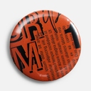 Значок закатной Pinback Print, XL для нанесения логотипа