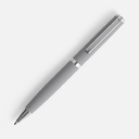 Ручка шариковая Inkish Chrome в футляре, серая для нанесения логотипа