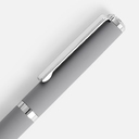 Ручка шариковая Inkish Chrome в футляре, серая для нанесения логотипа