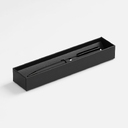 Ручка шариковая Inkish Gunmetal в футляре, черная для нанесения логотипа
