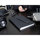 Ручка шариковая Inkish Gunmetal в футляре, белая для нанесения логотипа