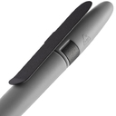 Ручка шариковая Prodir DS5 TSM Metal Clip, серая для нанесения логотипа