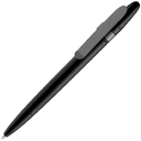 Ручка шариковая Prodir DS5 TSM Metal Clip, черная для нанесения логотипа