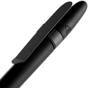 Ручка шариковая Prodir DS5 TSM Metal Clip, черная для нанесения логотипа