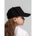 Бейсболка детская Standard Kids, черная для нанесения логотипа