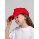 Бейсболка детская Standard Kids, красная для нанесения логотипа