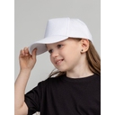 Бейсболка детская Standard Kids, белая для нанесения логотипа