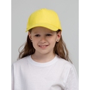Бейсболка детская Standard Kids, желтая для нанесения логотипа
