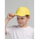Бейсболка детская Standard Kids, желтая для нанесения логотипа