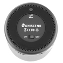 Беспроводная колонка Uniscend Grinder, серая для нанесения логотипа