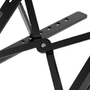 Подставка для ноутбука и планшета Scaffold Light ver.2, черная для нанесения логотипа