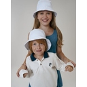 Панама детская Challenge Kids, белая для нанесения логотипа