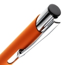 Ручка шариковая Keskus Soft Touch, оранжевая для нанесения логотипа