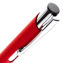 Ручка шариковая Keskus Soft Touch, красная для нанесения логотипа