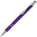 Ручка шариковая Keskus Soft Touch, фиолетовая для нанесения логотипа
