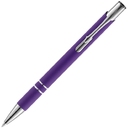 Ручка шариковая Keskus Soft Touch, фиолетовая для нанесения логотипа