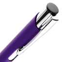 Ручка шариковая Keskus Soft Touch, фиолетовая для нанесения логотипа