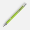 Ручка шариковая Keskus Soft Touch, зеленое яблоко для нанесения логотипа
