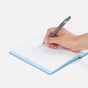 Ручка шариковая Pointer Soft Touch со стилусом, серая для нанесения логотипа