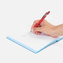 Ручка шариковая Pointer Soft Touch со стилусом, красная для нанесения логотипа