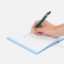 Ручка шариковая Pointer Soft Touch со стилусом, зеленая для нанесения логотипа