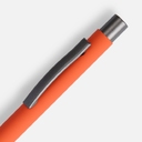 Ручка шариковая Atento Soft Touch, оранжевая для нанесения логотипа