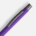 Ручка шариковая Atento Soft Touch, фиолетовая для нанесения логотипа