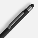 Ручка шариковая Atento Soft Touch Stylus со стилусом, черная для нанесения логотипа