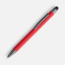 Ручка шариковая Atento Soft Touch со стилусом, красная для нанесения логотипа