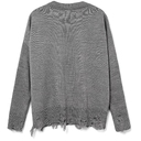Джемпер оверсайз унисекс Grunge в сумке, серый, размер L/XL для нанесения логотипа