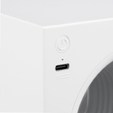 Bluetooth-колонка с подсветкой Volumetric, белая для нанесения логотипа