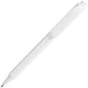 Ручка шариковая Pigra P04 Polished, белая для нанесения логотипа