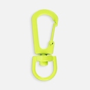 Застежка-карабин Snap Hook, S, желтый неон для нанесения логотипа