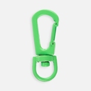 Застежка-карабин Snap Hook, S, зеленый неон для нанесения логотипа