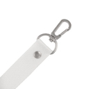 Застежка-карабин Snap Hook, M, серебристая для нанесения логотипа