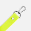 Застежка-карабин Snap hook, M, серебристая (хром) для нанесения логотипа