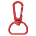 Застежка-карабин Snap Hook, M, красная для нанесения логотипа