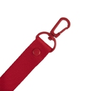 Застежка-карабин Snap Hook, M, красная для нанесения логотипа