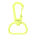 Застежка-карабин Snap Hook, M, желтый неон для нанесения логотипа