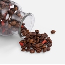 Кофе в зернах Coffeedence, с ягодами годжи для нанесения логотипа