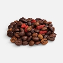 Кофе в зернах Coffeedence, с ягодами годжи для нанесения логотипа