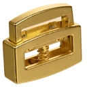 Фиксатор для шнура Latch, золотистый для нанесения логотипа