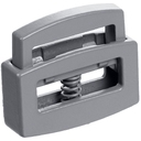 Фиксатор для шнура Latch, серый для нанесения логотипа