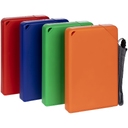 Плоская бутылка для воды Flacon, зеленая для нанесения логотипа