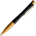 Ручка шариковая Parker Urban Twist Black GT для нанесения логотипа